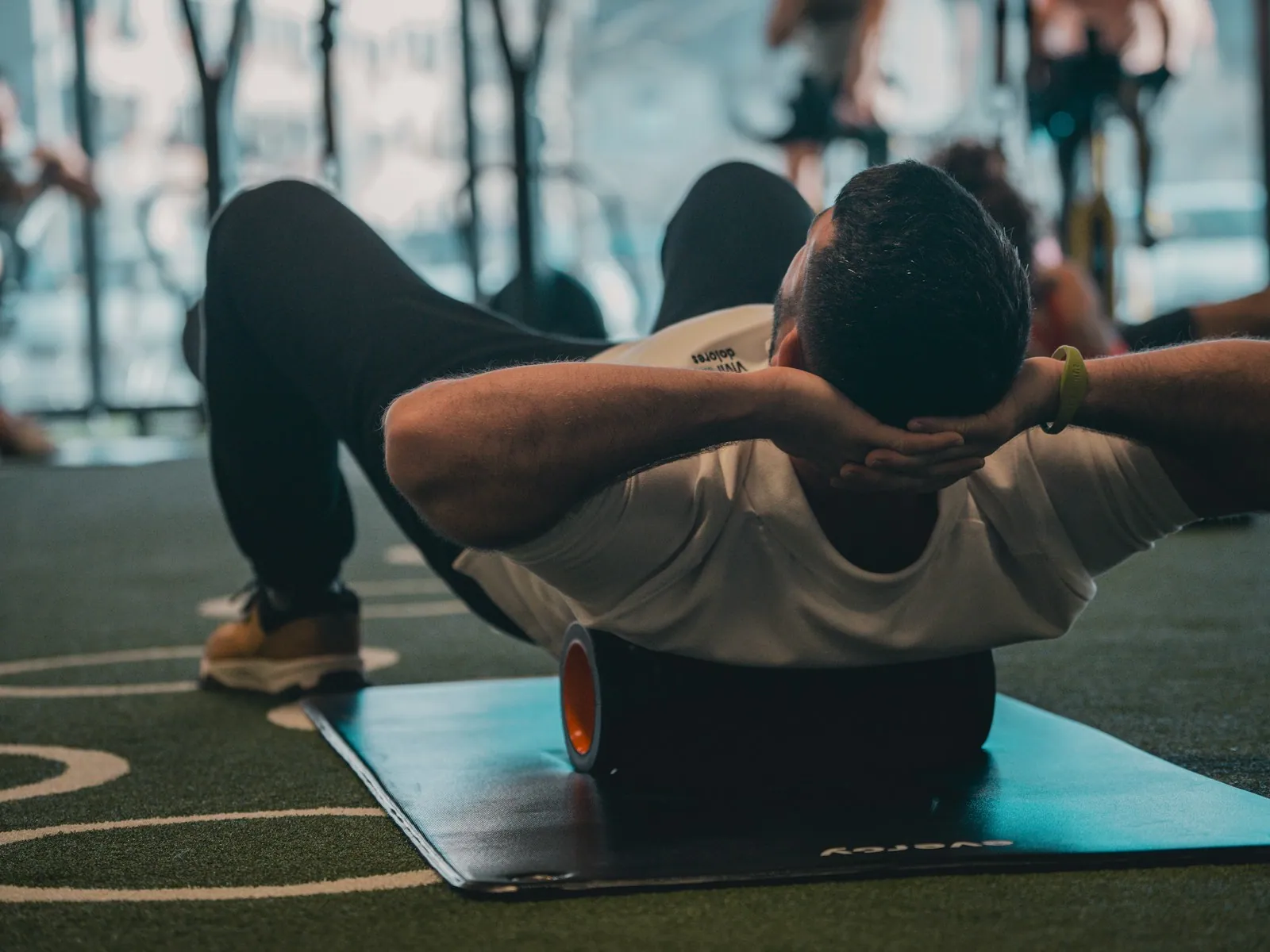 Recovery lounge: Stretch, foam, cold plunge