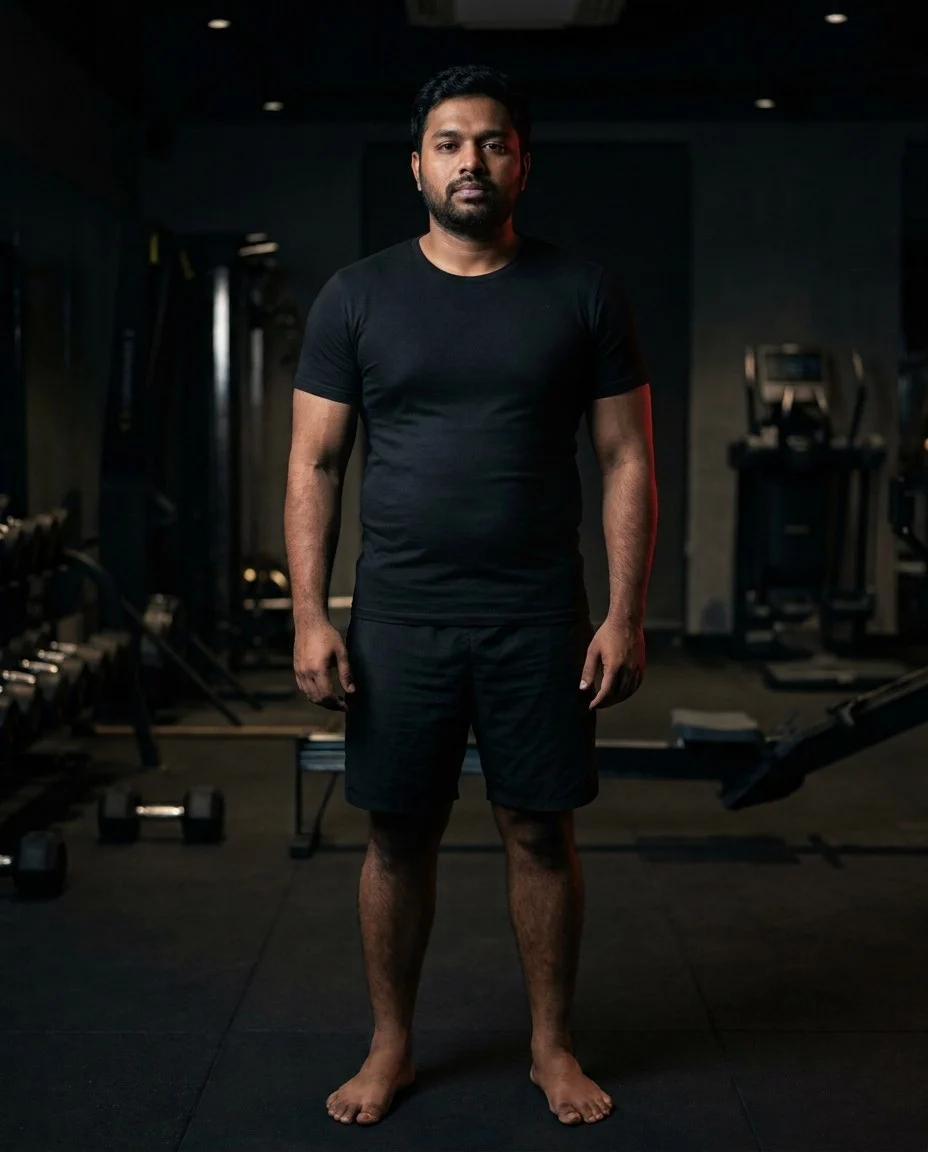 Karthik R. before